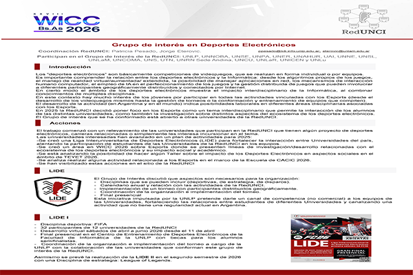 Grupo de interés en Deportes Electrónicos